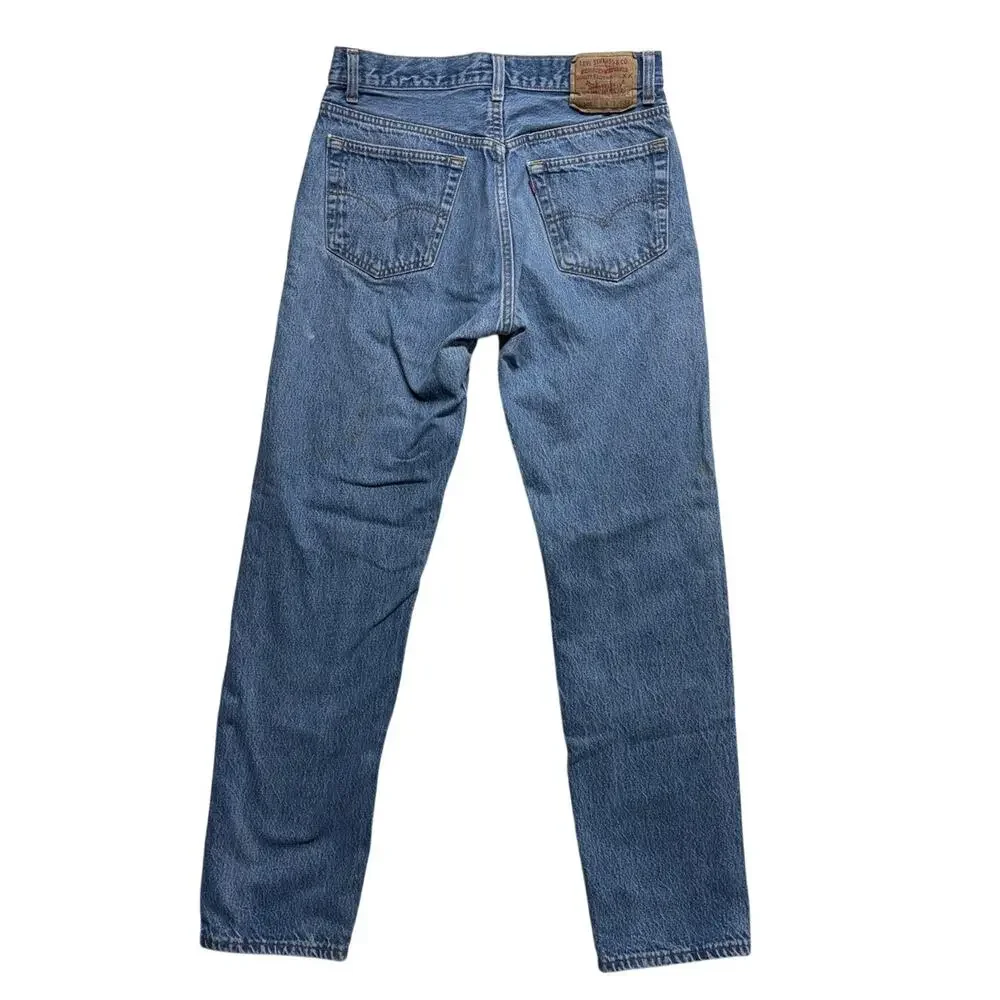 Vintage Levi's 501 Jeans 33x34 Men Straight Leg 501-0115 Made in USA 1991
